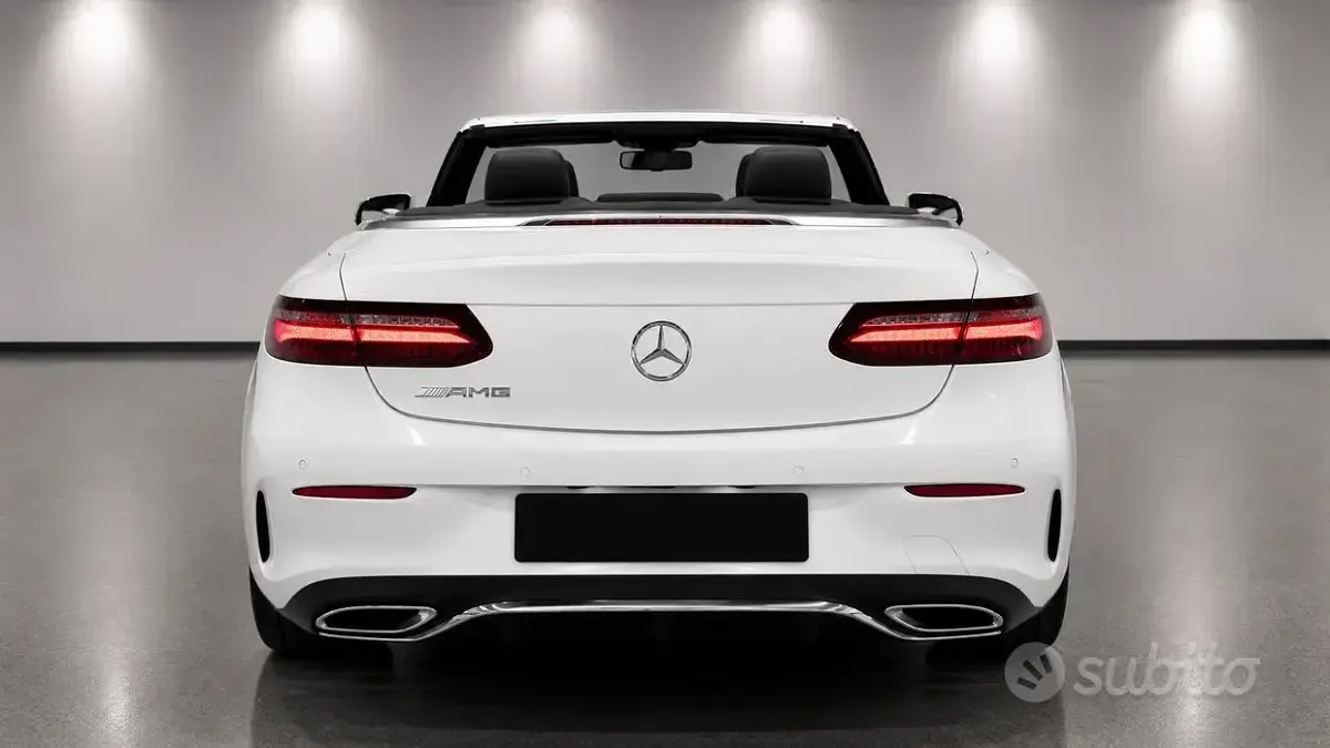 Usata Mercedes E220 Premium Plus 194 CV (142 kW) 2019 Bianco Cabrio