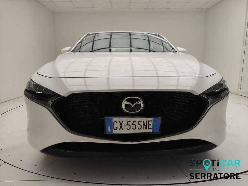 Begagnad Mazda 3 Prime-Line 140 HK (102 kW) 2024 Vit Sedan