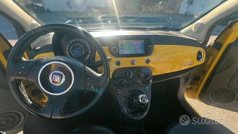 Usata Fiat 500 Sport 100 CV (73 kW) 2008 Giallo