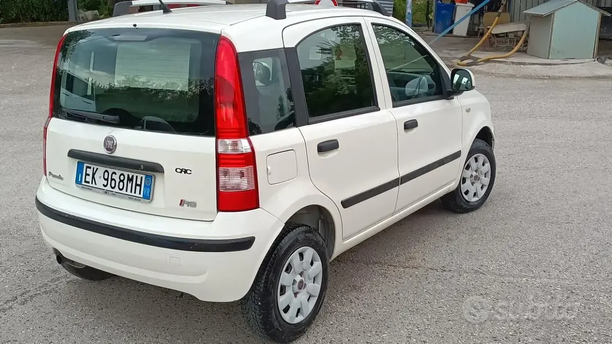 Usata Fiat Panda 75 CV (55 kW) 2011 Bianco Utilitaria