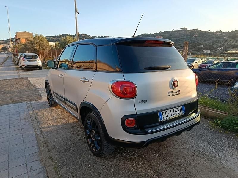 Usata Fiat 500L Trekking 95 CV (69 kW) 2017 Argento Monovolume