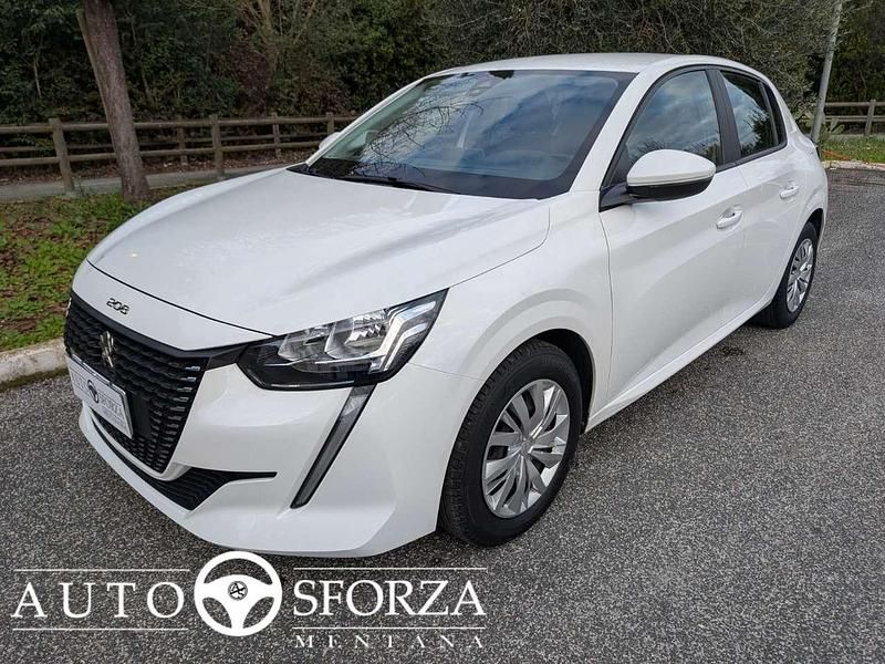 Usata Peugeot 208 Active 75 CV (55 kW) 2021 Bianco Utilitaria