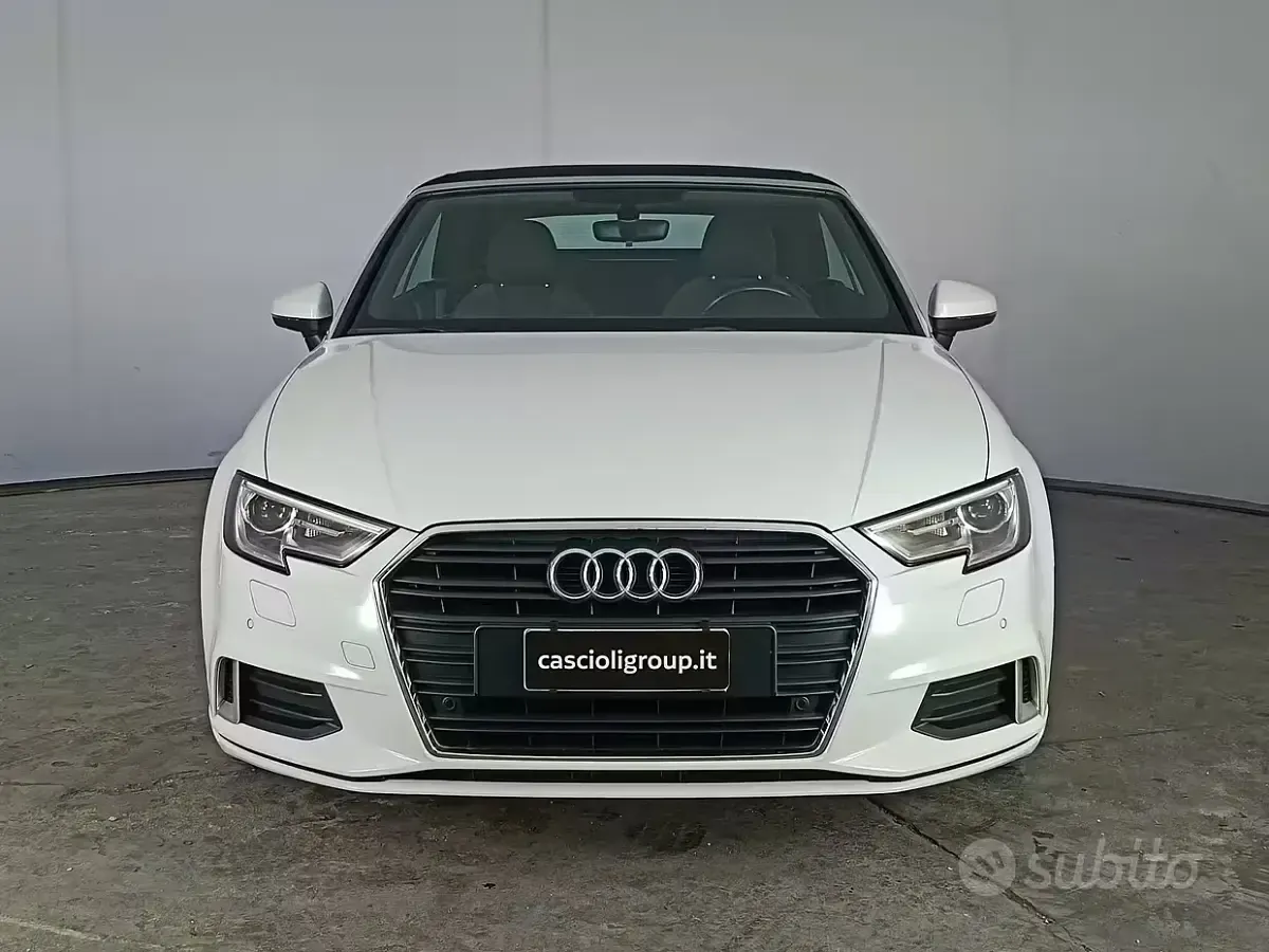 Usata Audi A3 Cabriolet Sport 116 CV (85 kW) 2018 Bianco Cabrio