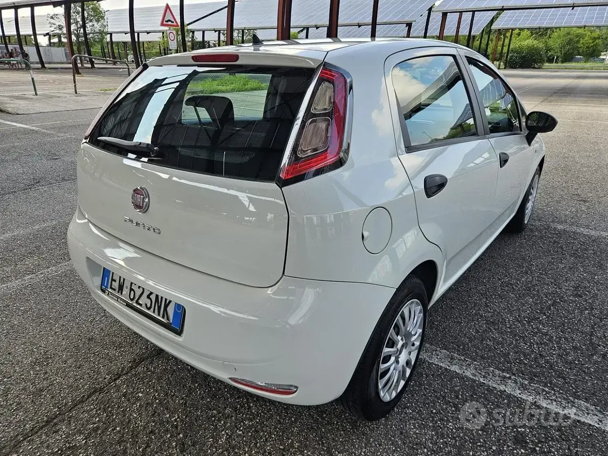 Usata Fiat Punto Lounge 69 CV (50 kW) 2014 Bianco Utilitaria