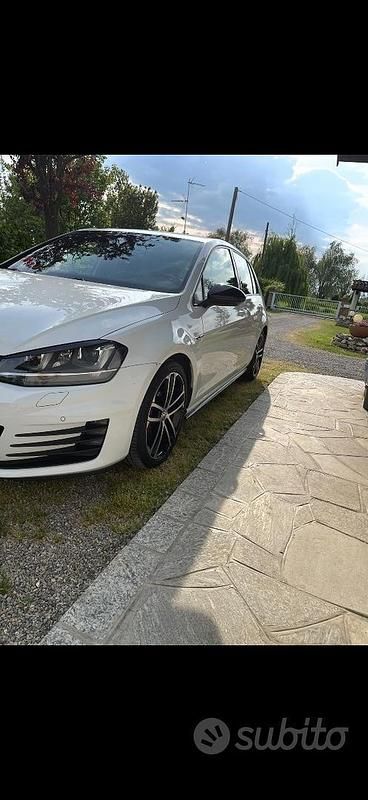 Usata VW Golf VII GTD 184 CV (135 kW) 2016 Bianco Berlina