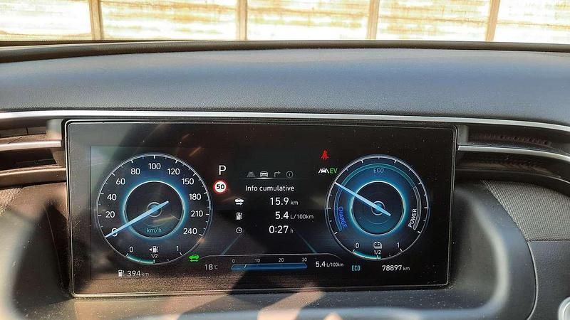 Usata Hyundai Tucson 230 CV (169 kW) 2022 Verde SUV