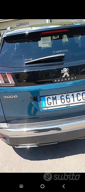 Usata Peugeot 3008 GTi 131 CV (96 kW) 2022 Blu Berlina