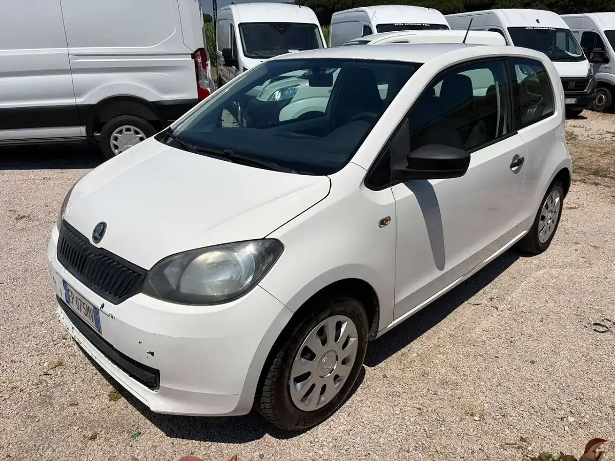 Usata Skoda Citigo Active 60 CV (44 kW) 2013 Bianco Utilitaria