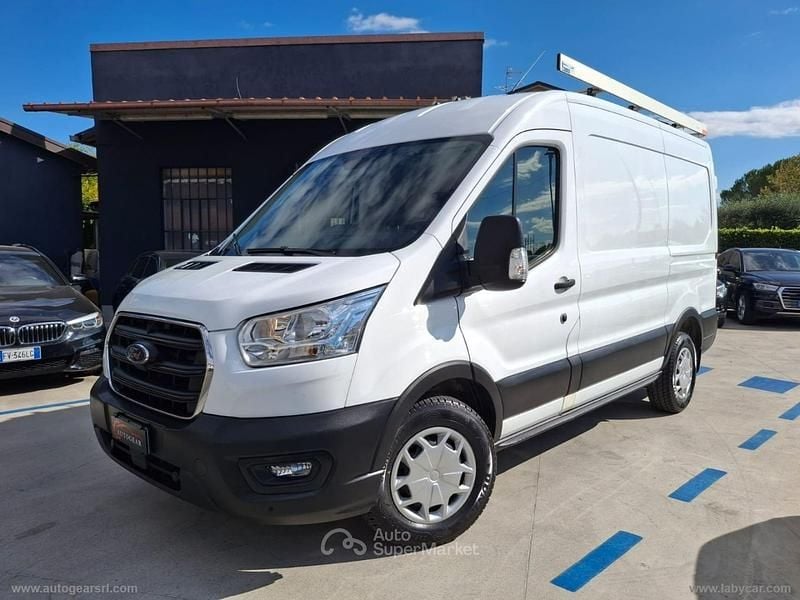 Bianco Usata 2021 Ford Transit Trend Tre volumi | 13.900 € (Buon prezzo) - Immagine 1/4