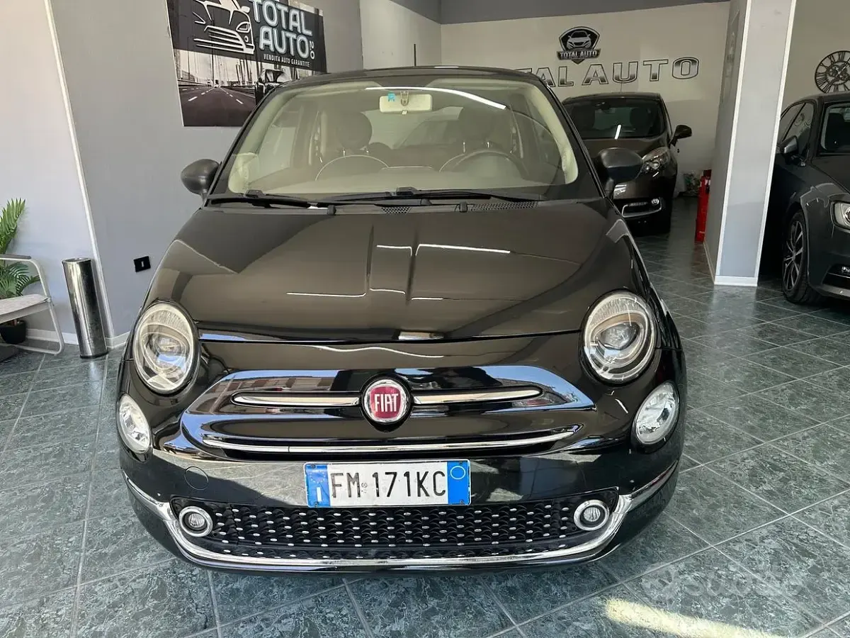 Usata Fiat 500 Lounge 69 CV (50 kW) 2016 Nero Berlina