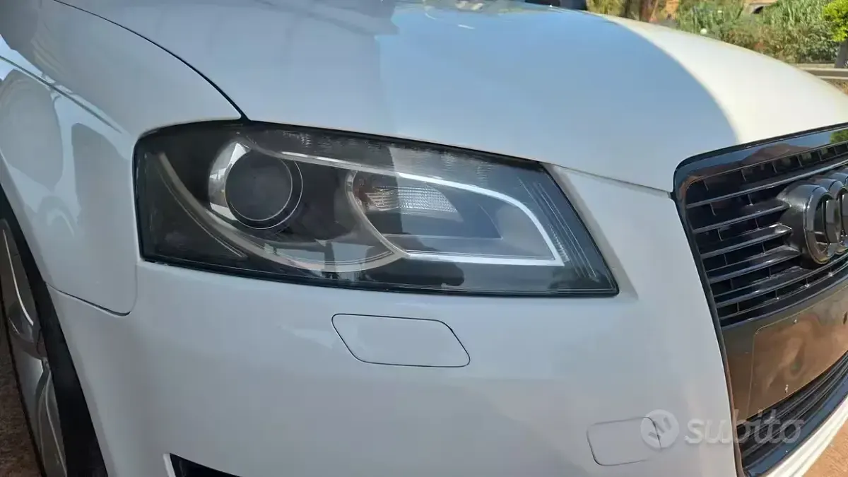Usata Audi A3 Attraction 140 CV (102 kW) 2010 Bianco Utilitaria