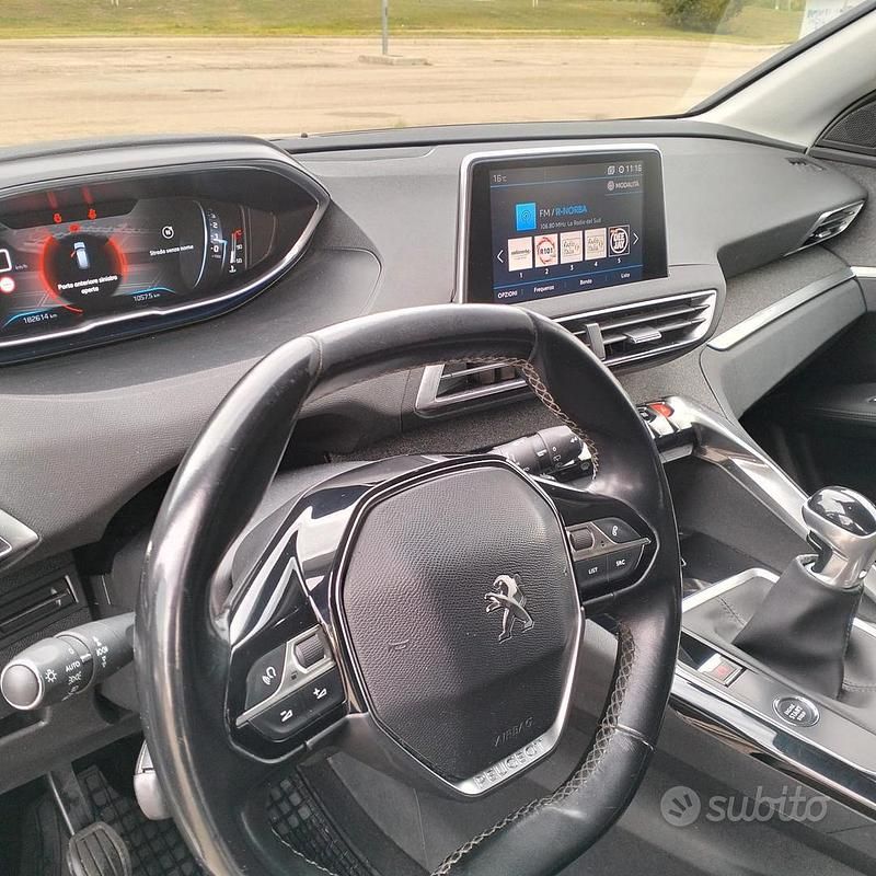 Usata Peugeot 3008 131 CV (96 kW) 2019 Bianco Berlina