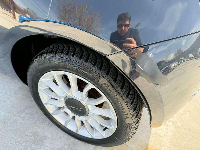 Usata Fiat 500C Lounge 95 CV (69 kW) 2011 Blu/azzurro Cabrio