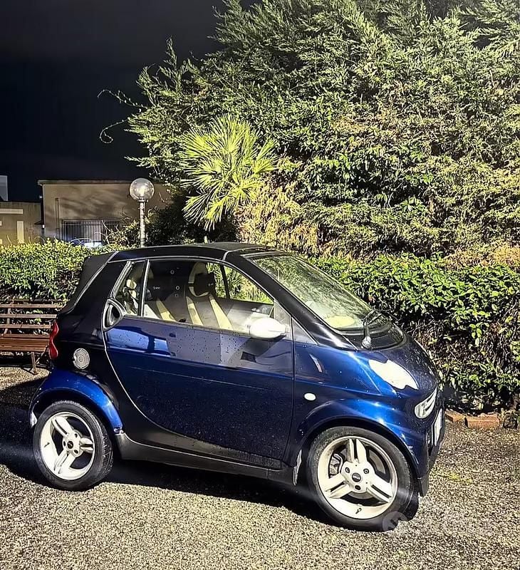 Begagnad Smart ForTwo Cabrio 2003 Blå Cab
