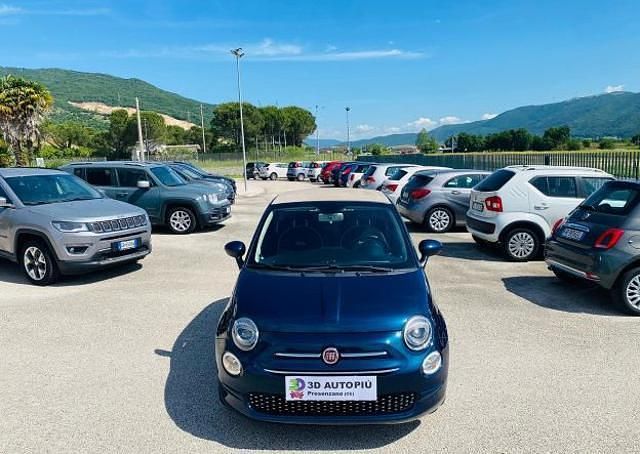 Usata Fiat 500C Lounge 69 CV (50 kW) 2018 Blu/azzurro Cabrio