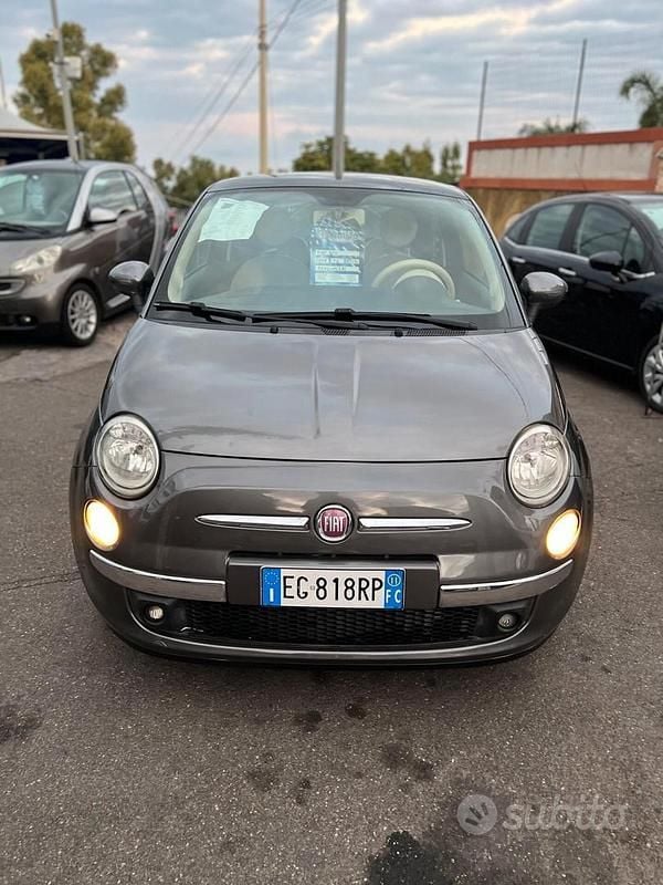Usata Fiat 500 Lounge 69 CV (50 kW) 2011 Marrone Berlina