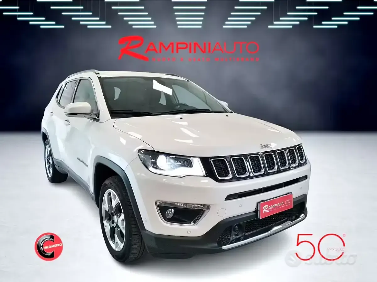 Usata Jeep Compass Limited 140 CV (102 kW) 2018 Bianco SUV