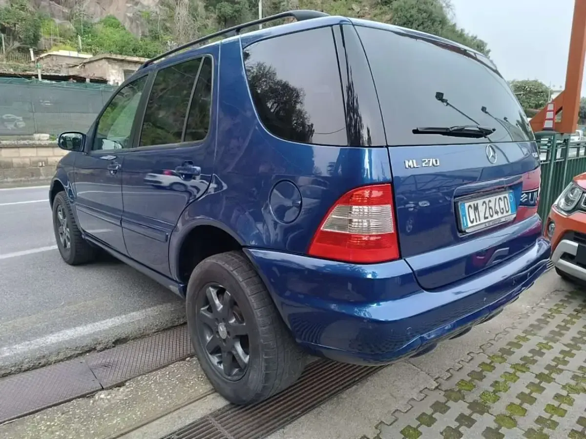 Begagnad Mercedes ML270 163 HK (119 kW) 2002 Blå SUV