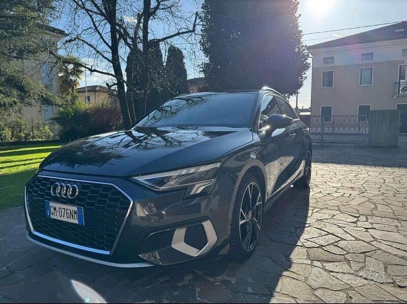 Usata Audi A3 e-tron Advanced 150 CV (110 kW) 2021 Grigio Utilitaria