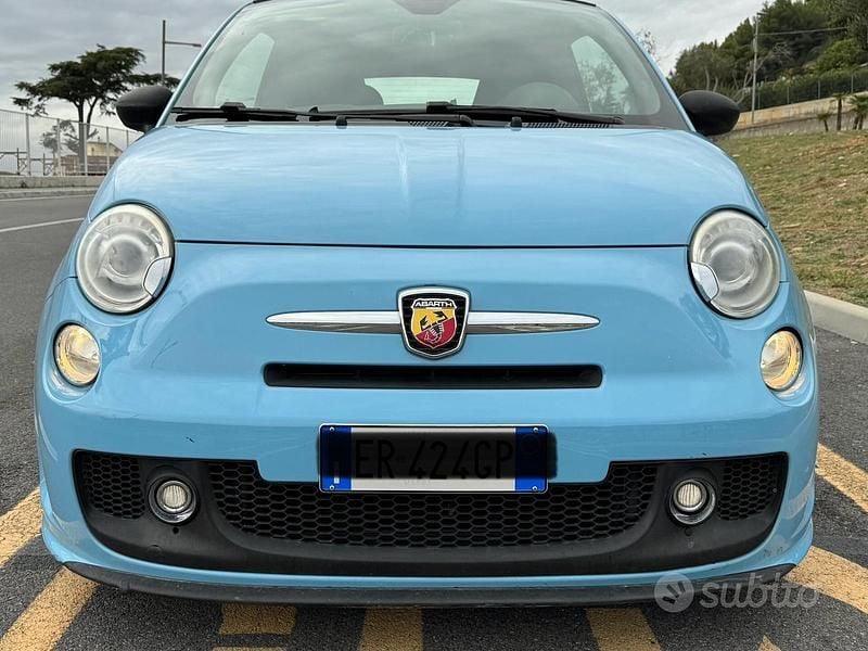 Usata Abarth 500C 135 CV (99 kW) 2013 Blu Cabrio