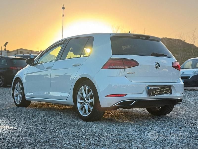 Usata VW Golf VII Highline 149 CV (109 kW) 2018 Bianco Berlina