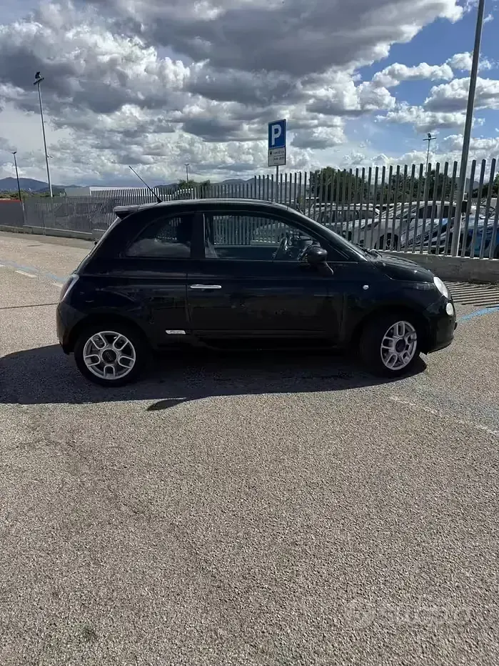 Usata Fiat 500 69 CV (50 kW) 2009 Nero Cabrio