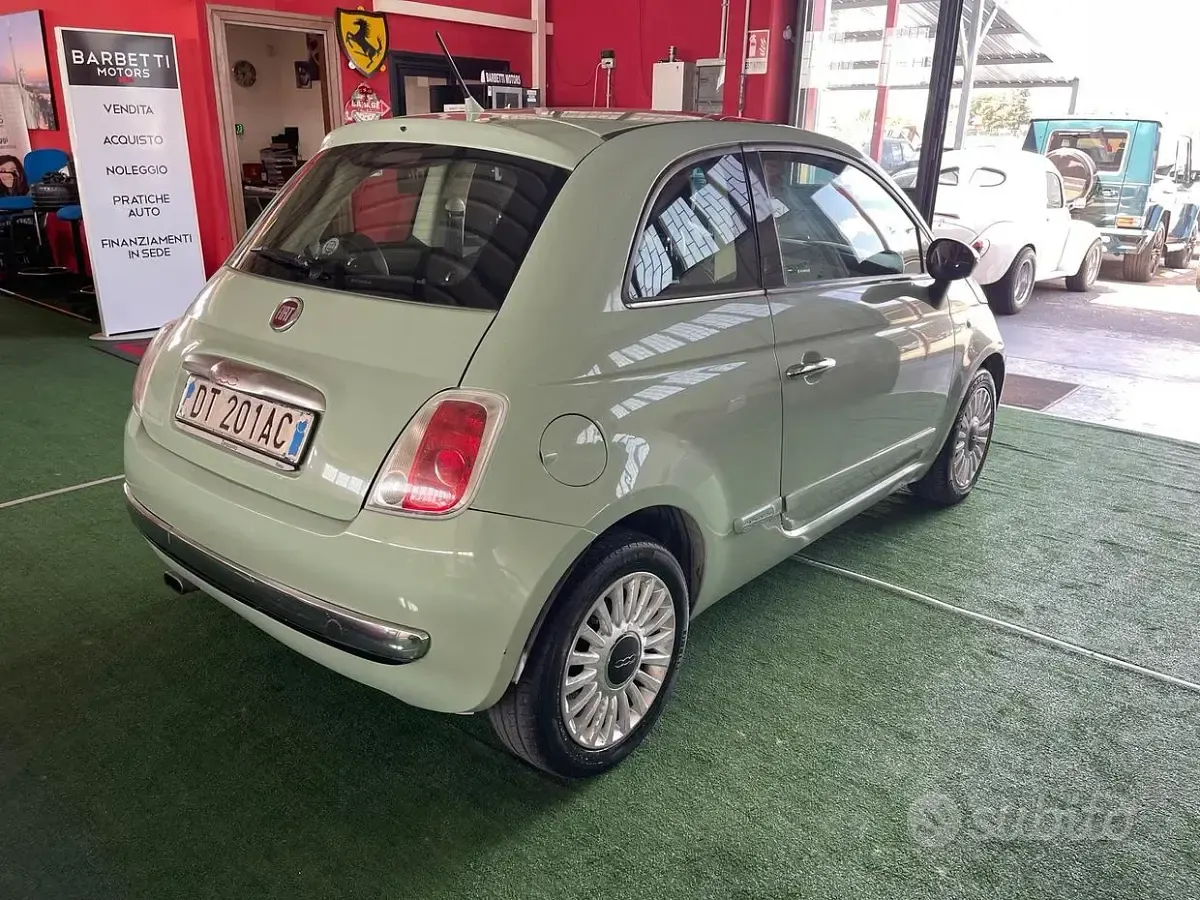 Usata Fiat 500 69 CV (50 kW) 2009 Verde Cabrio