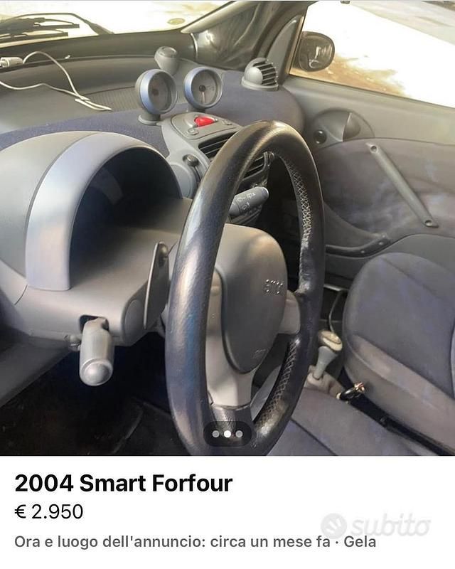 Usata Smart ForFour 2004 Blu Utilitaria
