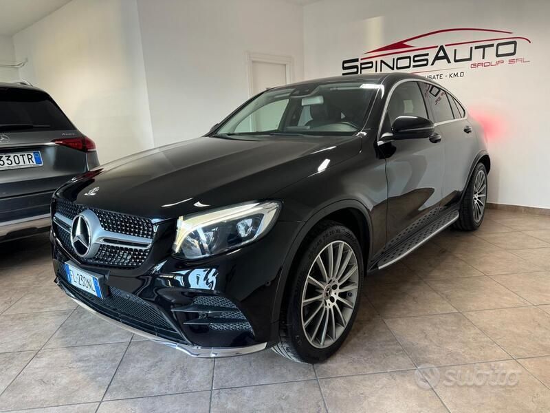 Usata Mercedes GLC220 Premium 170 CV (125 kW) 2017 Nero Coupé