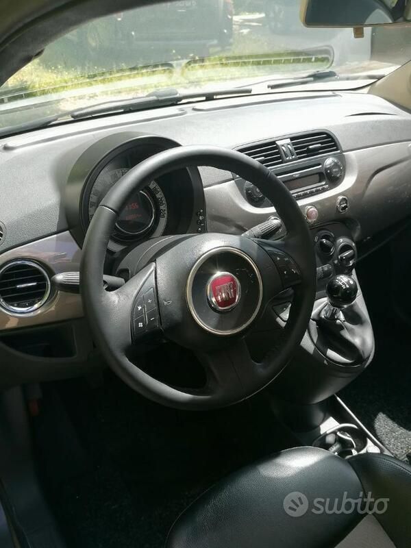 Usata Fiat 500 75 CV (55 kW) 2009 Grigio Utilitaria