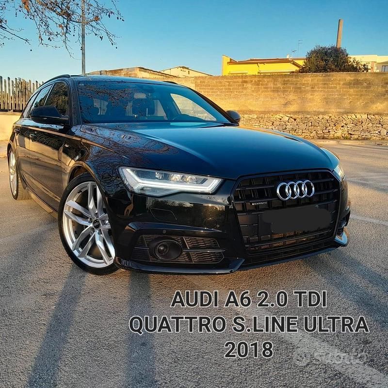 Usata Audi A6 S-Line 190 CV (139 kW) 2018 Nero Station wagon