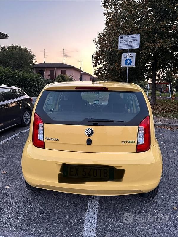 Usata Skoda Citigo Elegance 68 CV (50 kW) 2014 Giallo Utilitaria