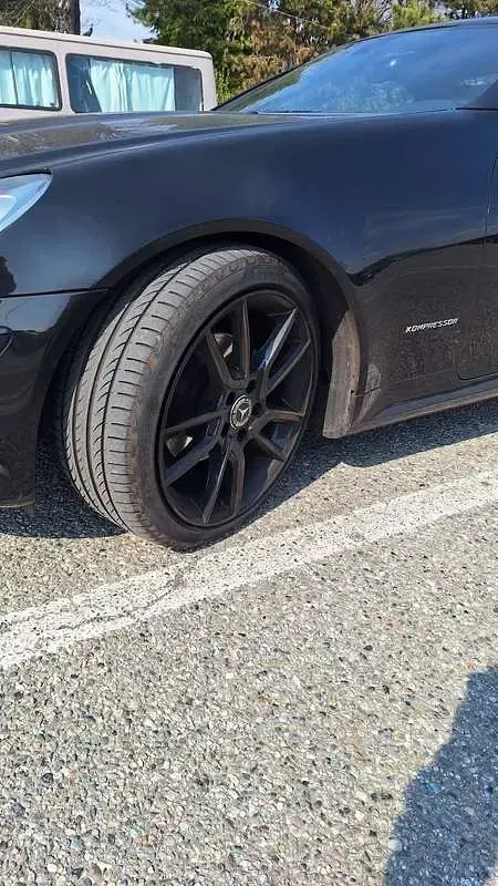Usata Mercedes SLK200 Premium 184 CV (135 kW) 2004 Nero Cabrio