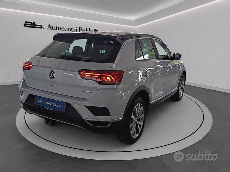 Usata VW T-Roc Style 150 CV (110 kW) 2018 Bianco SUV