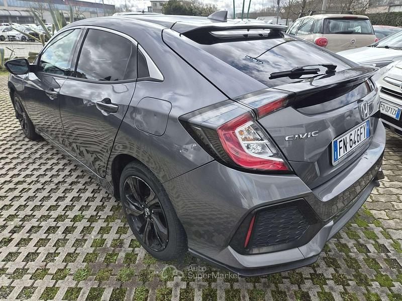 Usata Honda Civic Elegance 120 CV (88 kW) 2018 Grigio Berlina