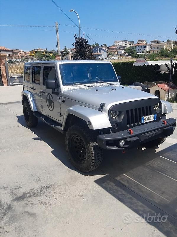Usata Jeep Wrangler Sahara 2011 Grigio SUV