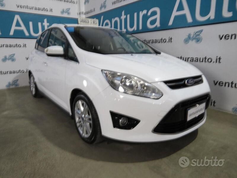 Bianco Usata 2014 Ford C-MAX Titanium Monovolume | 9900 € (Molto cara) - Immagine 1/4