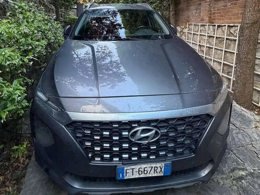 Usata Hyundai Santa Fe XPrime 200 CV (147 kW) 2019 Grigio SUV