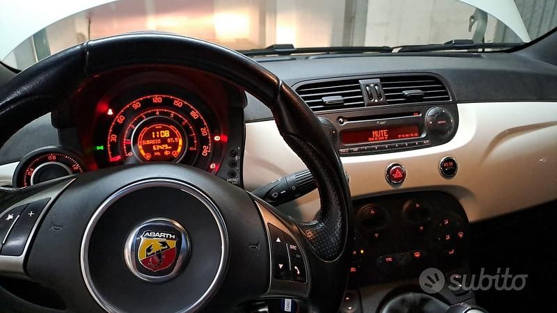 Usata Abarth 500 2008 Bianco Berlina