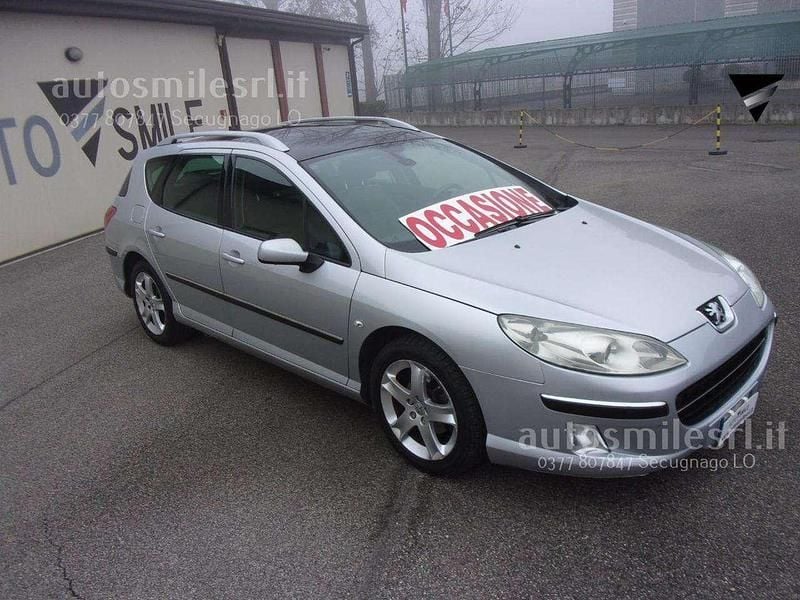 Usata Peugeot 407 Premium 136 CV (100 kW) 2007 Argento metallizzato Station wagon