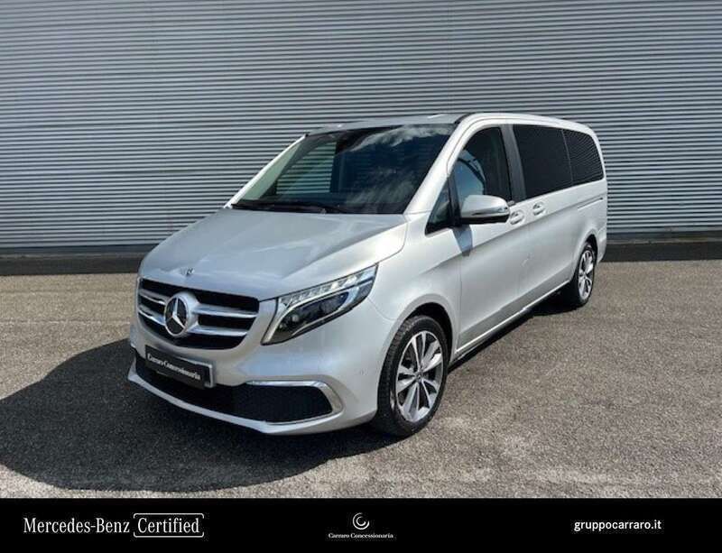 Argento metallizzato Usata 2021 Mercedes V250 Exclusive Monovolume | 42.200 € (Super prezzo) - Immagine 1/4