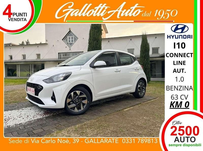 Nuova Hyundai i10 63 CV (46 kW) 2025 Atlas white Utilitaria