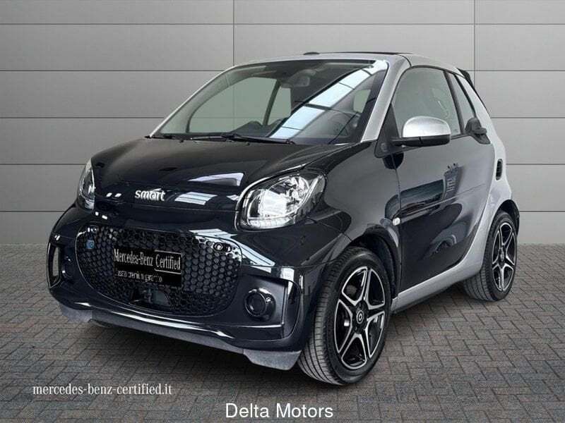 Nero Usata 2022 Smart ForTwo Electric Drive Pulse Cabrio | 14.450 € (Buon prezzo) - Immagine 1/4