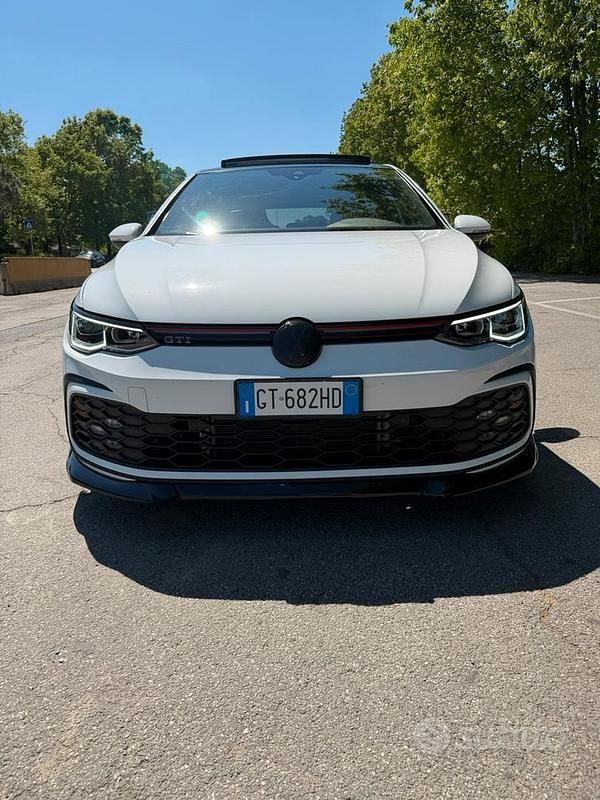 Usata VW Golf VIII GTI 245 CV (180 kW) 2022 Bianco Berlina