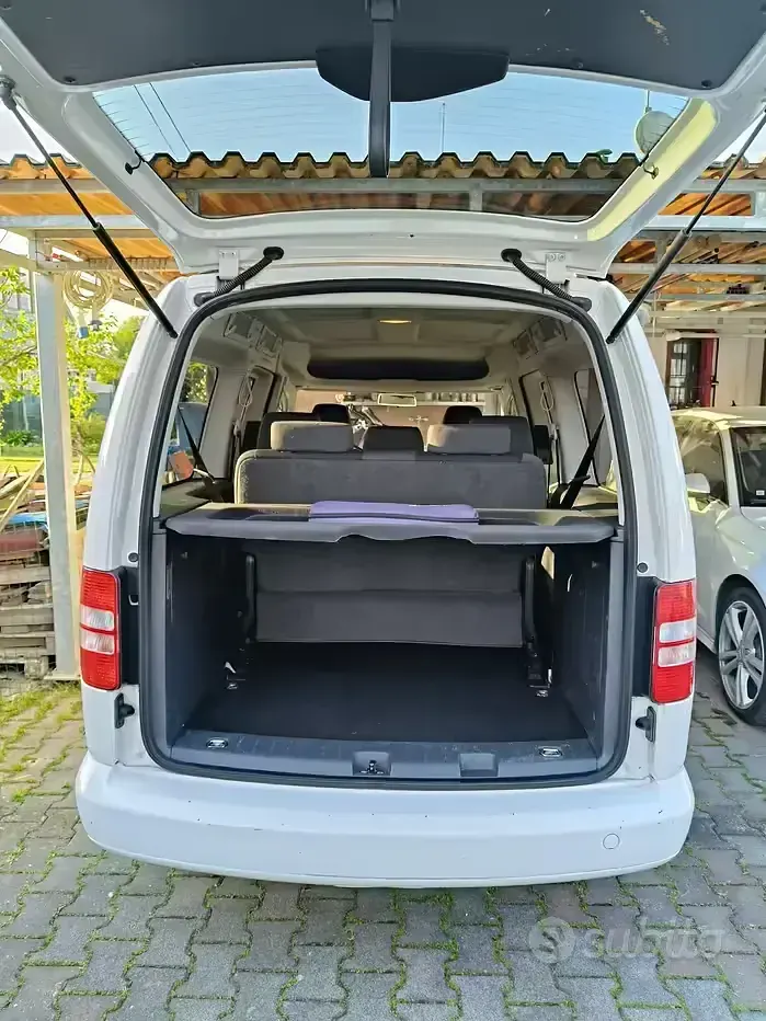 Usata VW Caddy 109 CV (80 kW) 2014 Bianco Monovolume