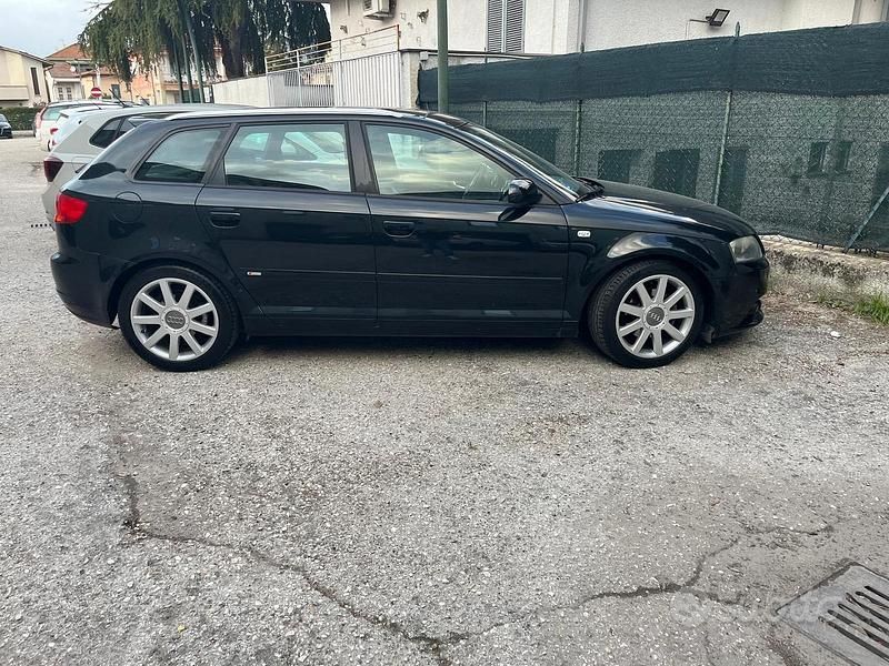 Usata Audi A3 S-Line 140 CV (102 kW) 2010 Nero Utilitaria
