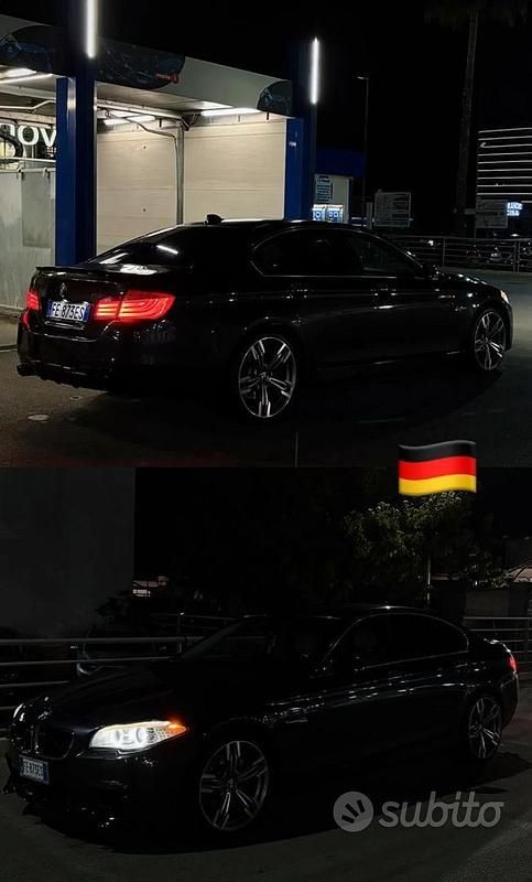 Usata BMW 525 M Sport 204 CV (150 kW) 2010 Nero Berlina