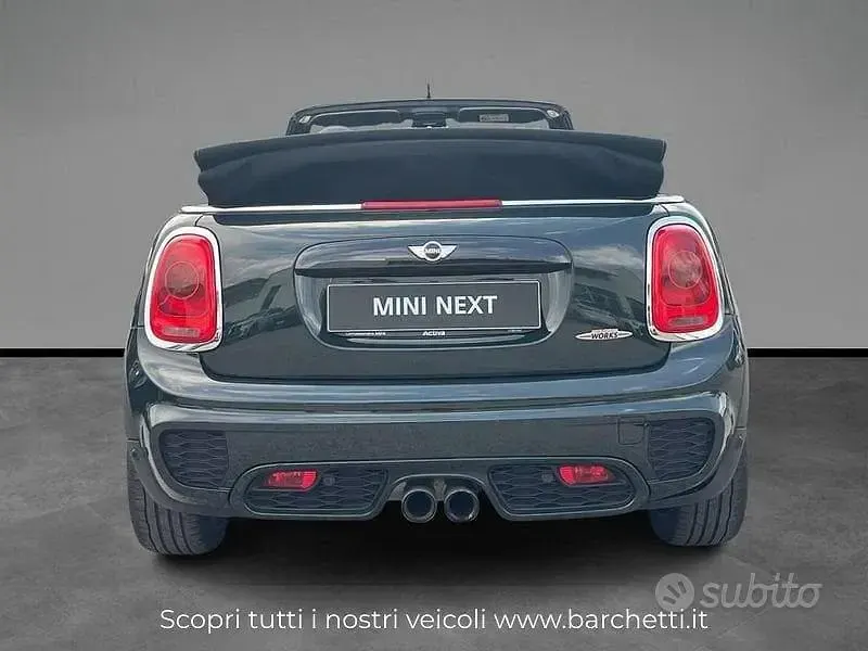 Usata Mini John Cooper Works Cabriolet Hype 231 CV (169 kW) 2018 Verde Cabrio