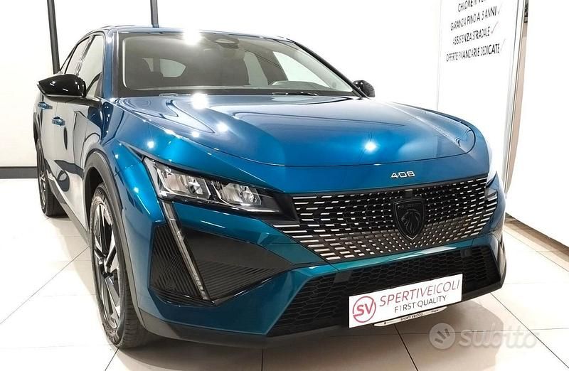Usata Peugeot 408 Allure 131 CV (96 kW) 2023 Verde SUV
