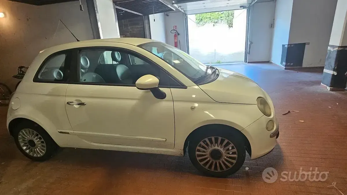 Usata Fiat 500 75 CV (55 kW) 2008 Bianco Berlina